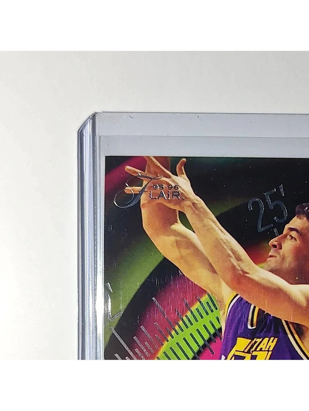 John Stockton 1995-96 Flair NBA #14 Perimeter Power Card